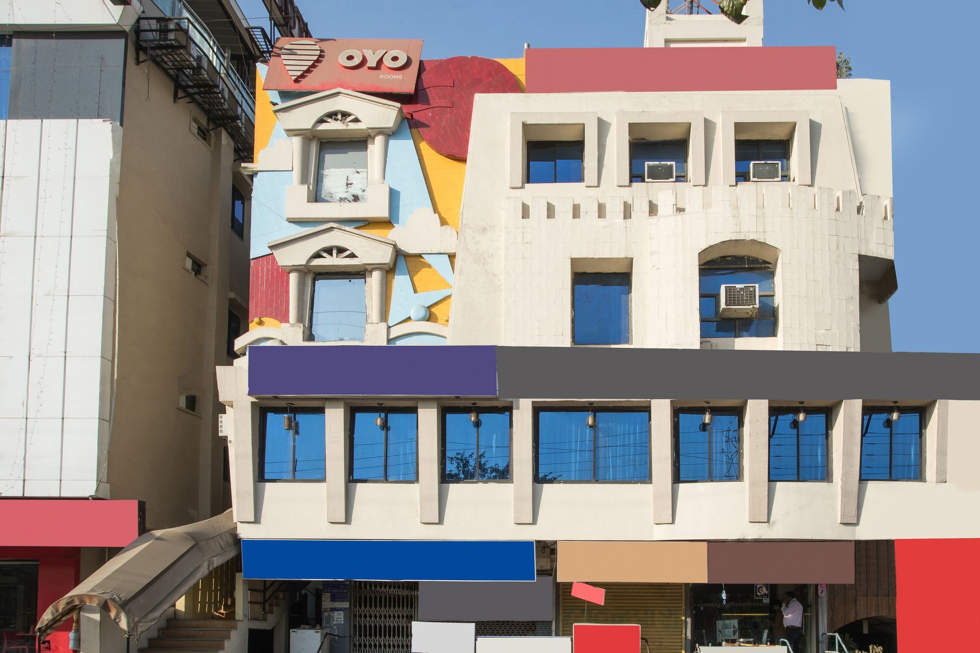 Hotel O Crosswinds Residency Indirapuram Kültér fotó